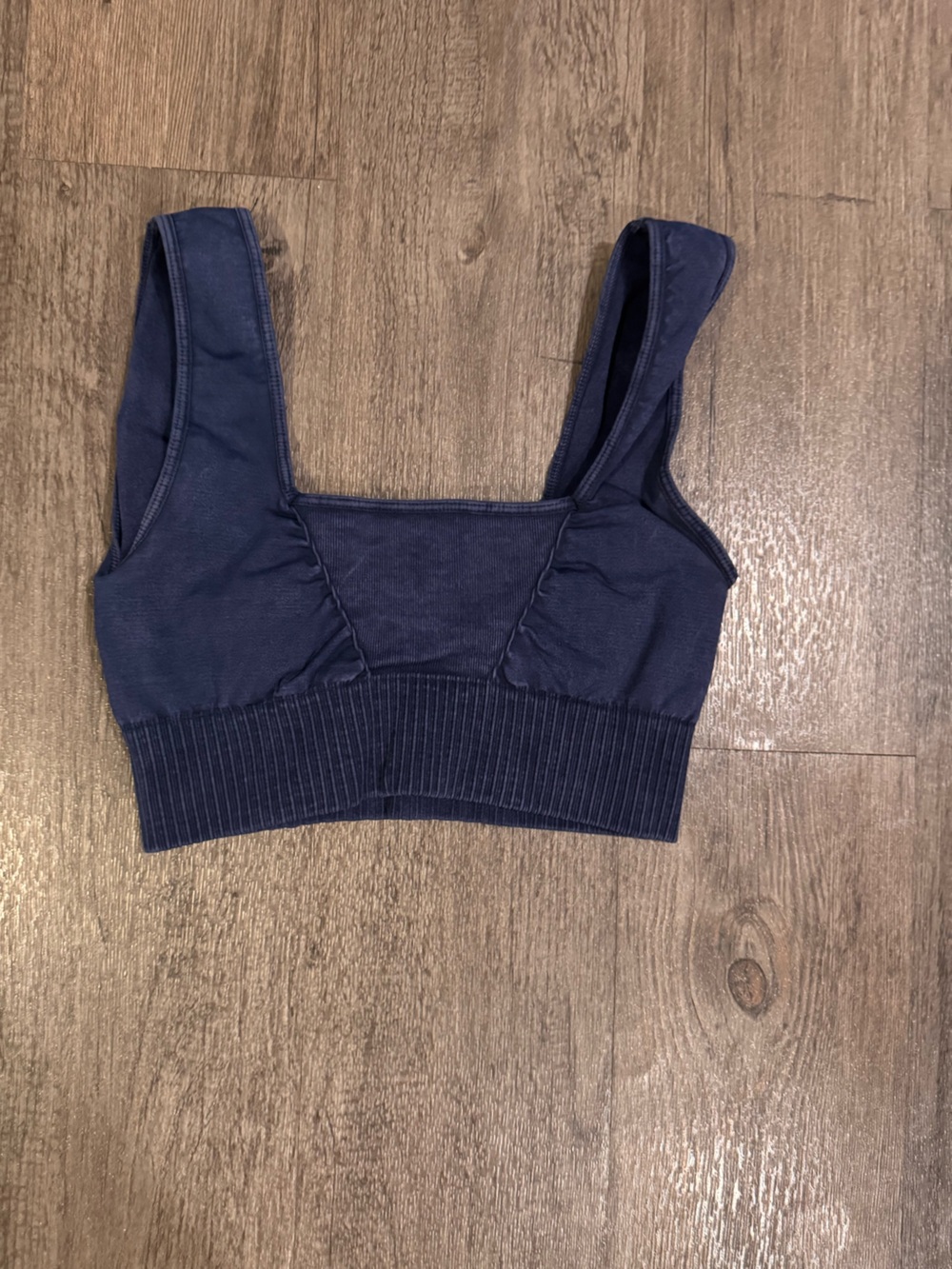 FP Movement by Free People Navy Ribbed Sports Bra